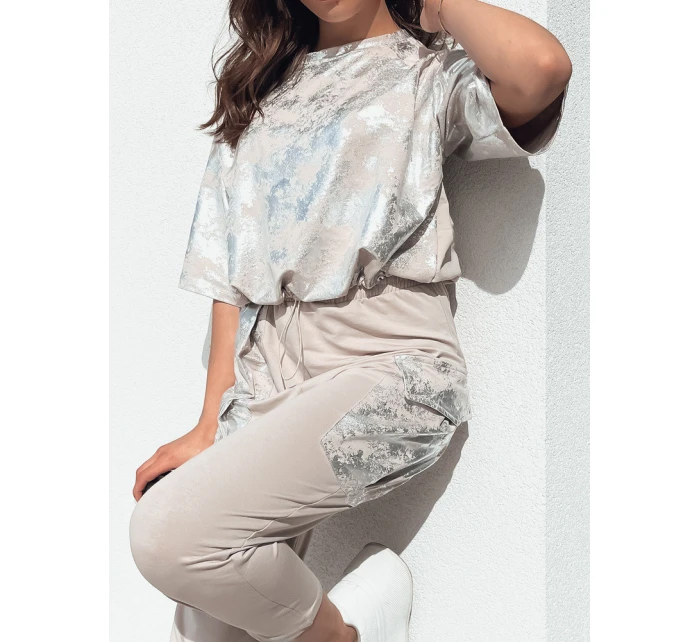 FashionStreet béžový dámský set BIRWEETS AY1048