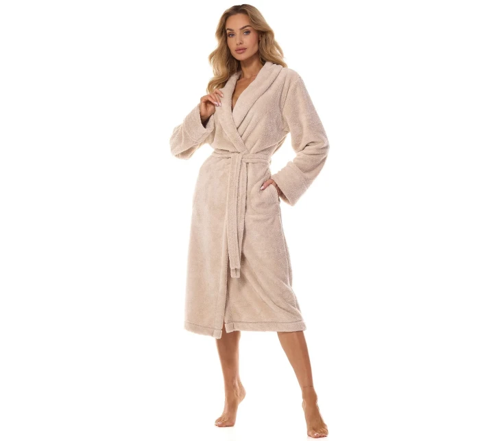 L&L 2413 Camelia dlouhý dámský župan M-2XL