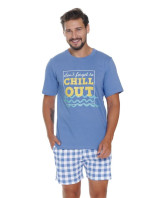 Pánské pyžamo Chill out II modré