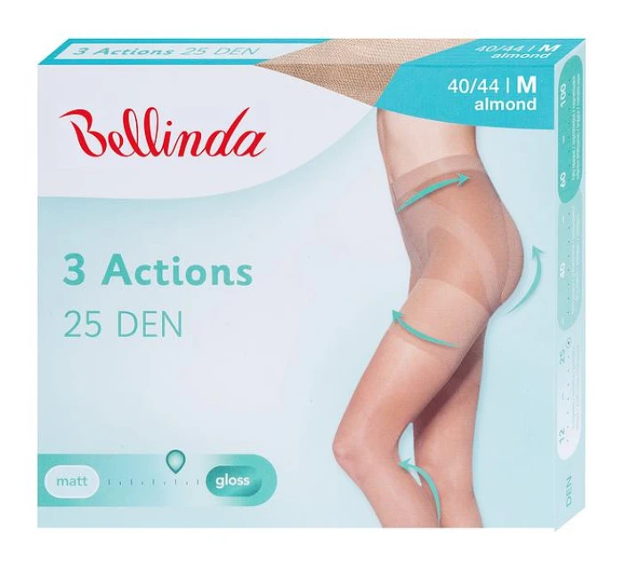 Formující punčochové kalhoty 3ACTIONS 25 DEN - BELLINDA - almond Formující punčochové kalhoty 3ACTIONS 25 DEN - BELLINDA - almond