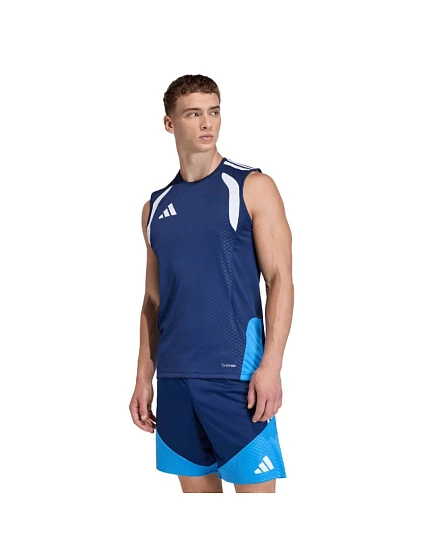 Pánské tričko Tiro 26 Competition Sleeveless Jersey navy blue model 22057752 pánské - ADIDAS