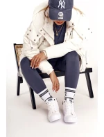 Dámské Vysoké Tenisky Na Velké Podrážce BIG STAR FF274241 Bile