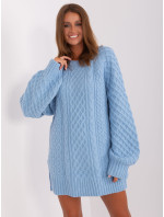 Sweter AT SW  jasny niebieski model 18895543 - FPrice