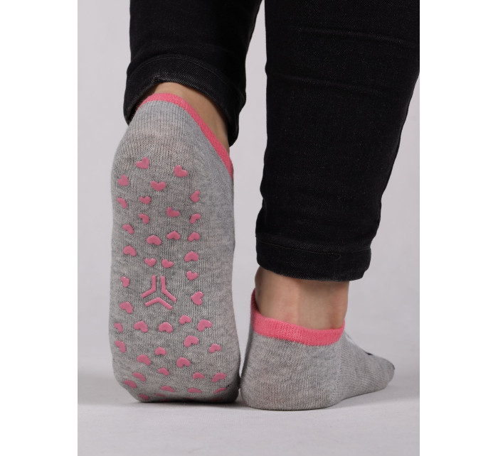 Yoclub Dívčí kotníkové ponožky Vzory barev 6-Pack Multicolour