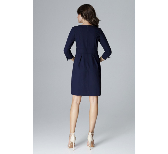 Dámské šaty model 18185750 tmavě modré - Lenitif