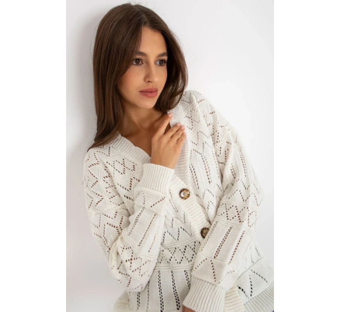 Svetr na zapínání model 175414 Rue Paris Svetr na zapínání model 175414 Rue Paris