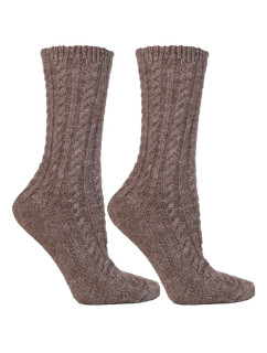 Ponožky s vlnou Wool béžové