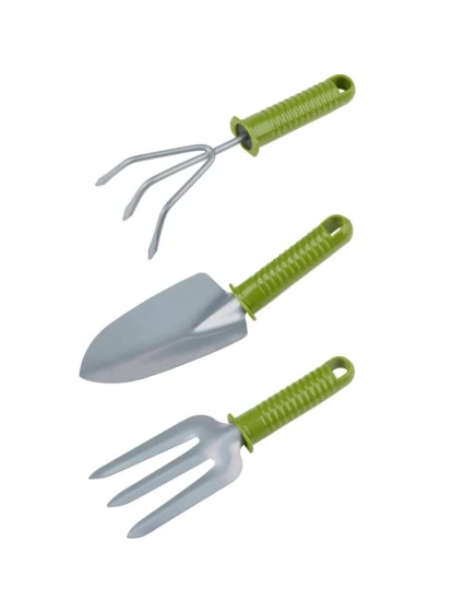 SADA ZAHRADNÍHO NÁŘADÍ 3KS S PLASTOVOU RUKOJETÍ KINZO