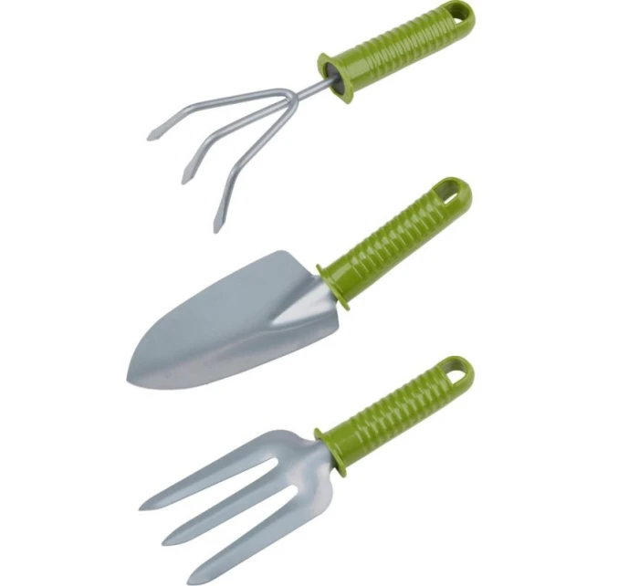 SADA ZAHRADNÍHO NÁŘADÍ 3KS S PLASTOVOU RUKOJETÍ KINZO