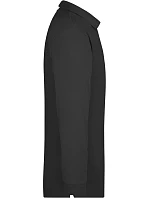 JN 22 Piqué polo s dlouhým rukávem z těžké bavlny model 22514861 black - Daiber JN 22 Piqué polo s dlouhým rukávem z těžké bavlny model 22514861 black - Daiber