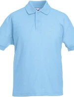 Fruit of the Loom Kids 65/35 Polo Dětské piqué polo 16.3417 sky blue