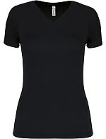 PA 477 Dámské sportovní tričko s výstřihem do V model 22513226 black - Kariban ProAct PA 477 Dámské sportovní tričko s výstřihem do V model 22513226 black - Kariban ProAct