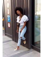 Dámské Nazouváky S řetízkem Béžové model 21549937 On Me - Boto Dámské Nazouváky S řetízkem Béžové model 21549937 On Me - Boto