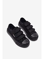 Dětské tenisky na suchý zip Big Star model 22069682 Černé - Big Star Shoes Dětské tenisky na suchý zip Big Star model 22069682 Černé - Big Star Shoes