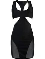 Šaty V-10619 černé - Axami