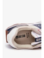 Pánské semišové tenisky na platformě Big Star – šedé