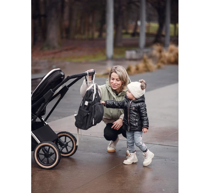 Dámský batoh na kočárek Engelis Vuch Vela Black