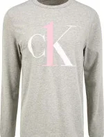 Pánské tričko NM2017E PGK šedá - Calvin Klein