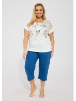 Pyžamo Cornette 369/345 Floris kr/r 3XL-5XL