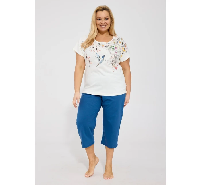 Pyžamo Cornette 369/345 Floris kr/r 3XL-5XL