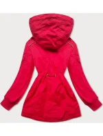 Krátká červená bunda parka s kapucí model 14948088 - LHD