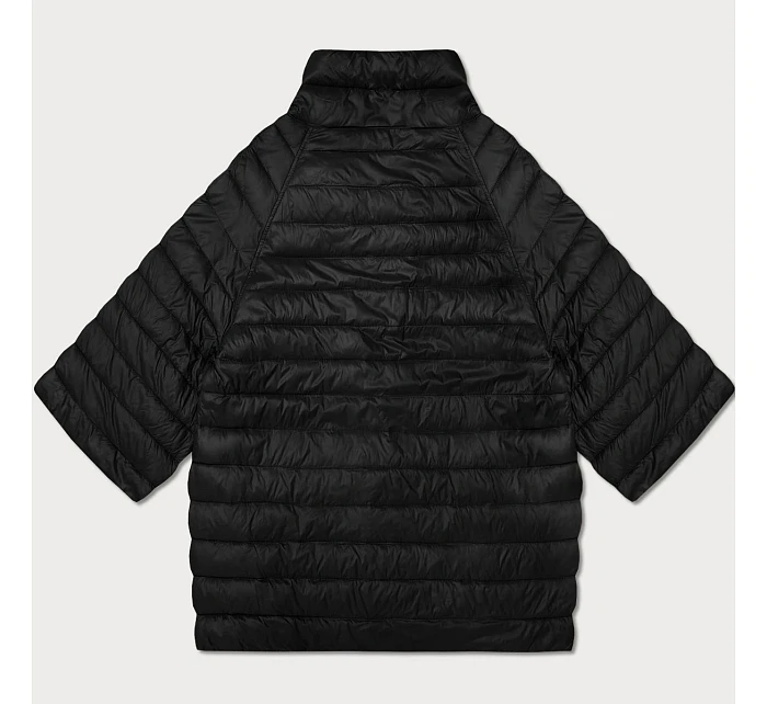 Dámská plus size bunda Goodlookin s 3/4 rukávem černá/panther (M6-6308-1) Dámská plus size bunda Goodlookin s 3/4 rukávem černá/panther (M6-6308-1)