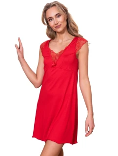 Dámská noční košilka Nancy red - ELDAR
