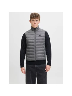 Jack&Jones pánská vesta bez rukávů JJEBRADLEY LIGHT BODYWARMER COLLAR NOO 12280973 CASTLEROCK