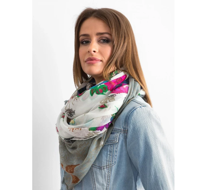 Chustka AT CH model 19734881 biało szary - FPrice