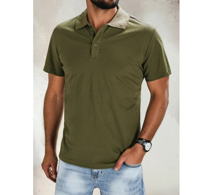 Pánské zelené polo tričko FashionStreet PX0511