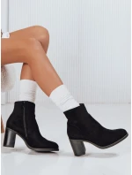 Dámské semišové kozačky černé model 21993968 - Dstreet Dámské semišové kozačky černé model 21993968 - Dstreet