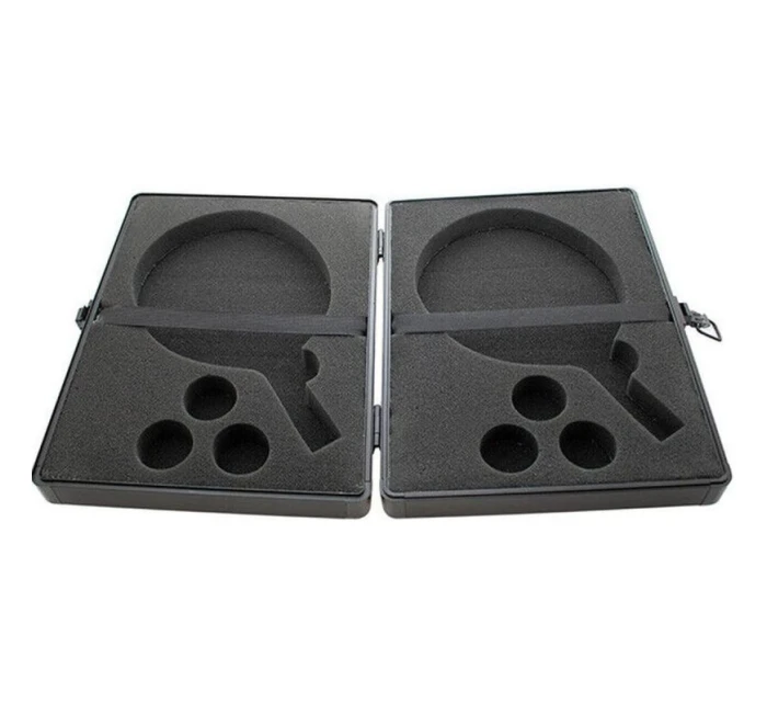 POUZDRO NA 2 RAKETY A 3 MÍČKY NA STOLNÍ TENIS JOOLA ALU ČERNÁ