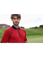 Daiber JN 1307 Dámské piqué polo se zipem 02.1307 black/black Daiber JN 1307 Dámské piqué polo se zipem 02.1307 black/black