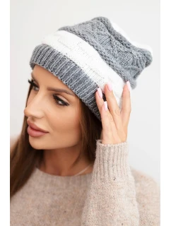 Čepice s rolováním Magda K293 camel