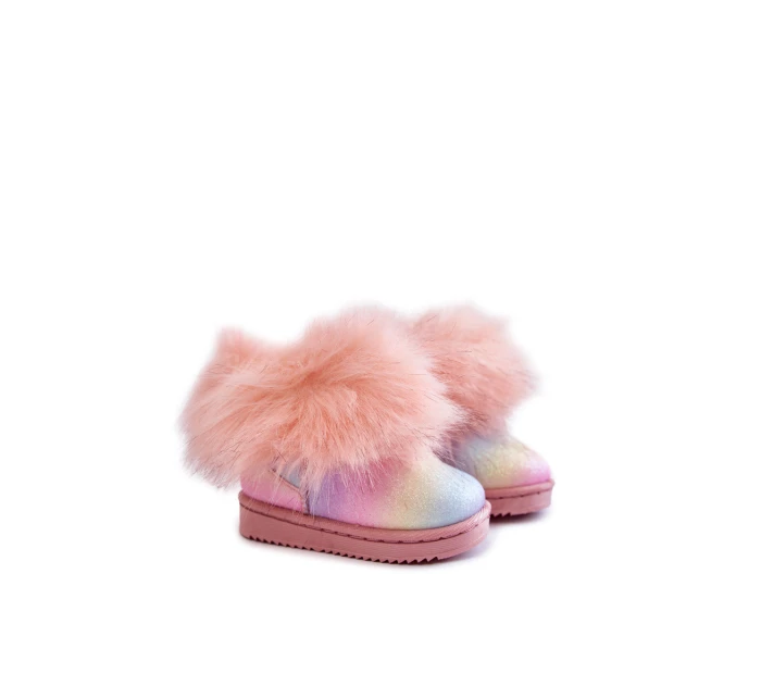 Dětské Kotníkové Boty Sněhule S Kožešinou Vícebarevný Ariana Dětské Kotníkové Boty Sněhule S Kožešinou Vícebarevný Ariana