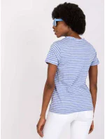 Tričko D16054M02431A bílé a modré