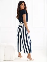 Spodnie IT SP model 22133171 biało granatowy - FPrice