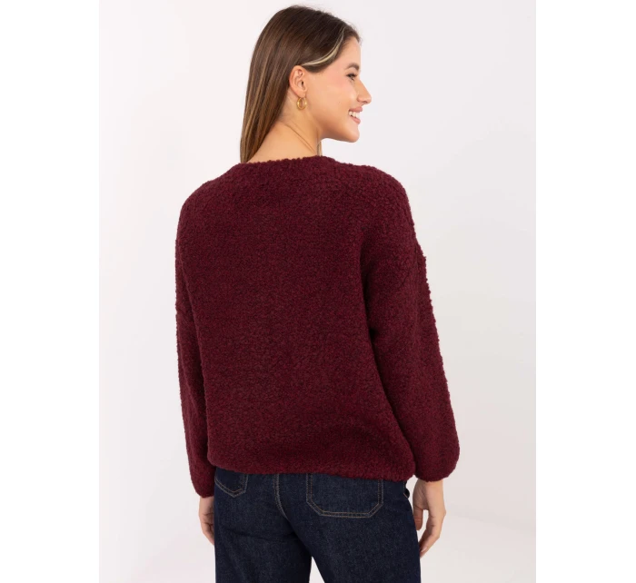 Jumper MI SW 3WB219.21 bordó Jumper MI SW 3WB219.21 bordó