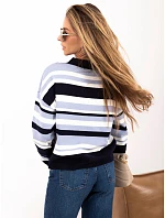 Sweter PM SW model 22400838 niebieski - FPrice Sweter PM SW model 22400838 niebieski - FPrice