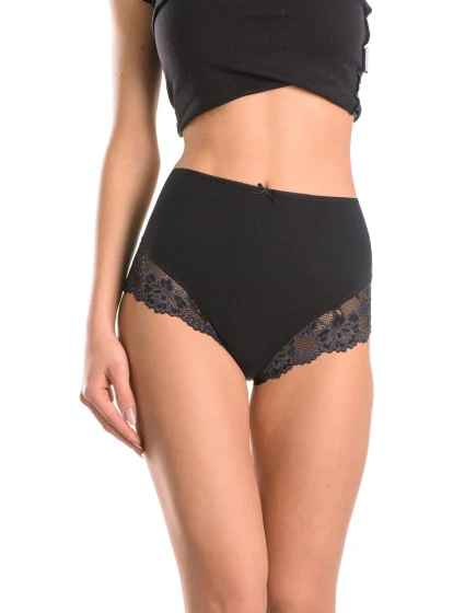 Dámské kalhotky 2PACK LPF 111 Černá - Key Dámské kalhotky 2PACK LPF 111 Černá - Key