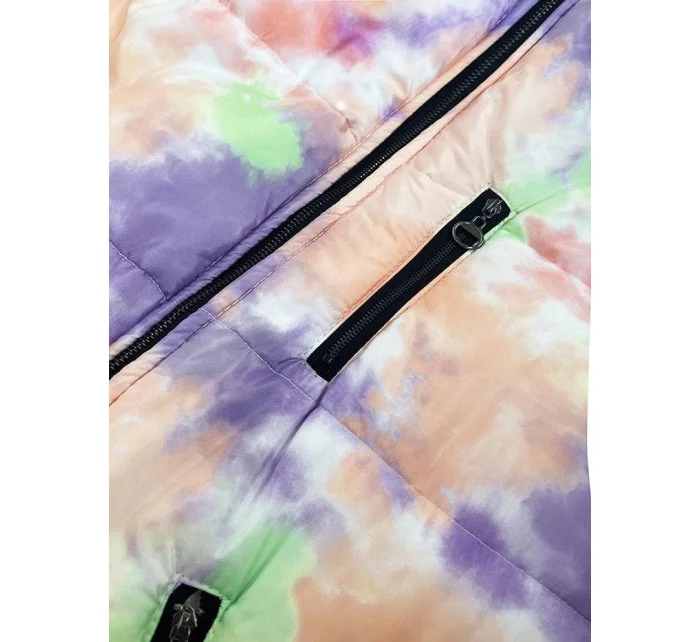 Oranžovo-fialová barevná dámská vesta (1748) Oranžovo-fialová barevná dámská vesta (1748)