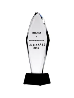 Gravírovaná skleněná trofej + malířská výplň