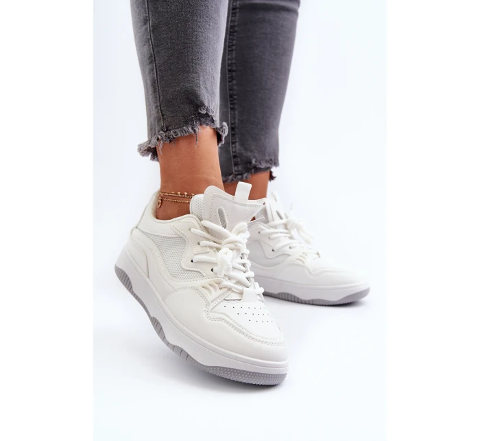 Dámské tenisky na platformě bílé Etnaria Dámské tenisky na platformě bílé Etnaria