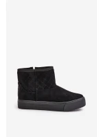 boty na zip s kožešinovou podšívkou Big Star černé model 21675210 - Big Star Shoes boty na zip s kožešinovou podšívkou Big Star černé model 21675210 - Big Star Shoes