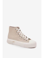 Dámské tenisky Na platformě LEE 50253002.35E ISLA WOMEN MID Béžové