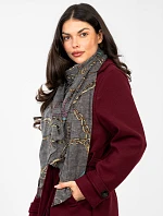 Závoj AT CH F67024.26 tmavě šedý