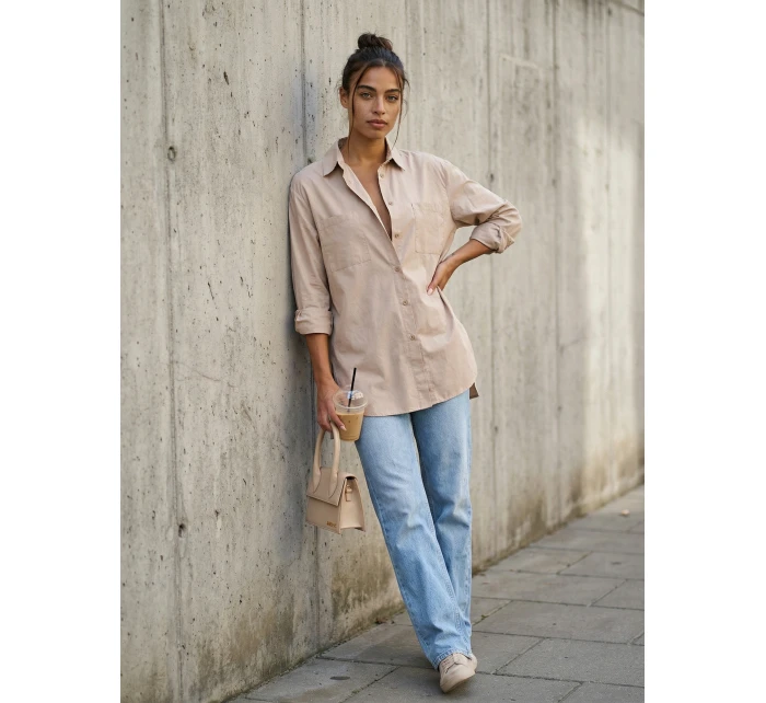 Košile EM KS 001.46 béžová