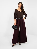 Kalhoty IT SP 17872.29 tmavě fialové