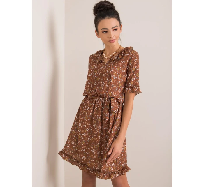 Šaty LK SK 508097.68P hnědá Šaty LK SK 508097.68P hnědá