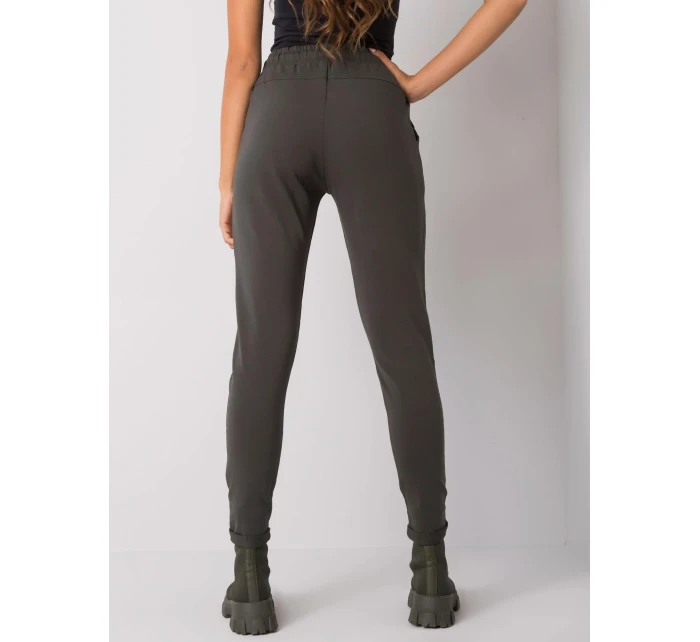 Tepláky RV DR 7076.21 tmavá khaki